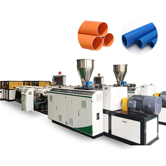 Pvc tvöfaldur pípa útpressunarlína